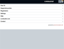 Tablet Screenshot of iphone.livebuster.com